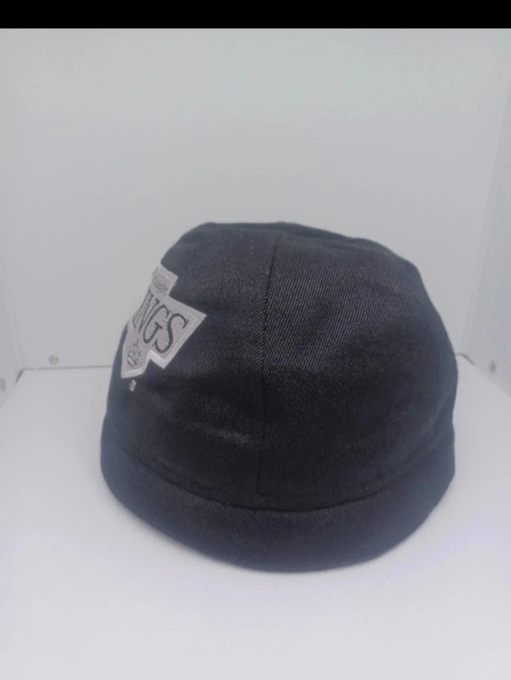 Vintage Cuffed Los Angeles Kings NHL AJD Fitted Beanie Hat Docker Rare OSFA